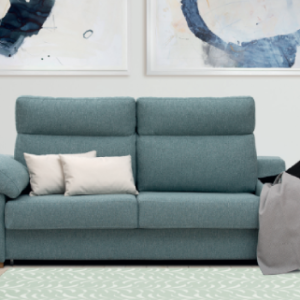 Sofá Charro cama con apertura italiana y colchón de 16cm con visco.