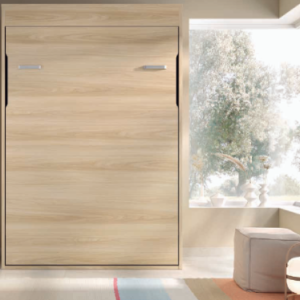 cama abatible vertical moderna con sistema hidráulico