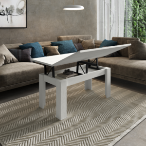 mesa de centro elevable M606 doble apertura multifuncional