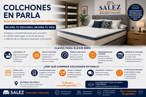Colchones en Parla con asesoramiento profesional para elegir el colchón ideal según tus necesidades de descanso